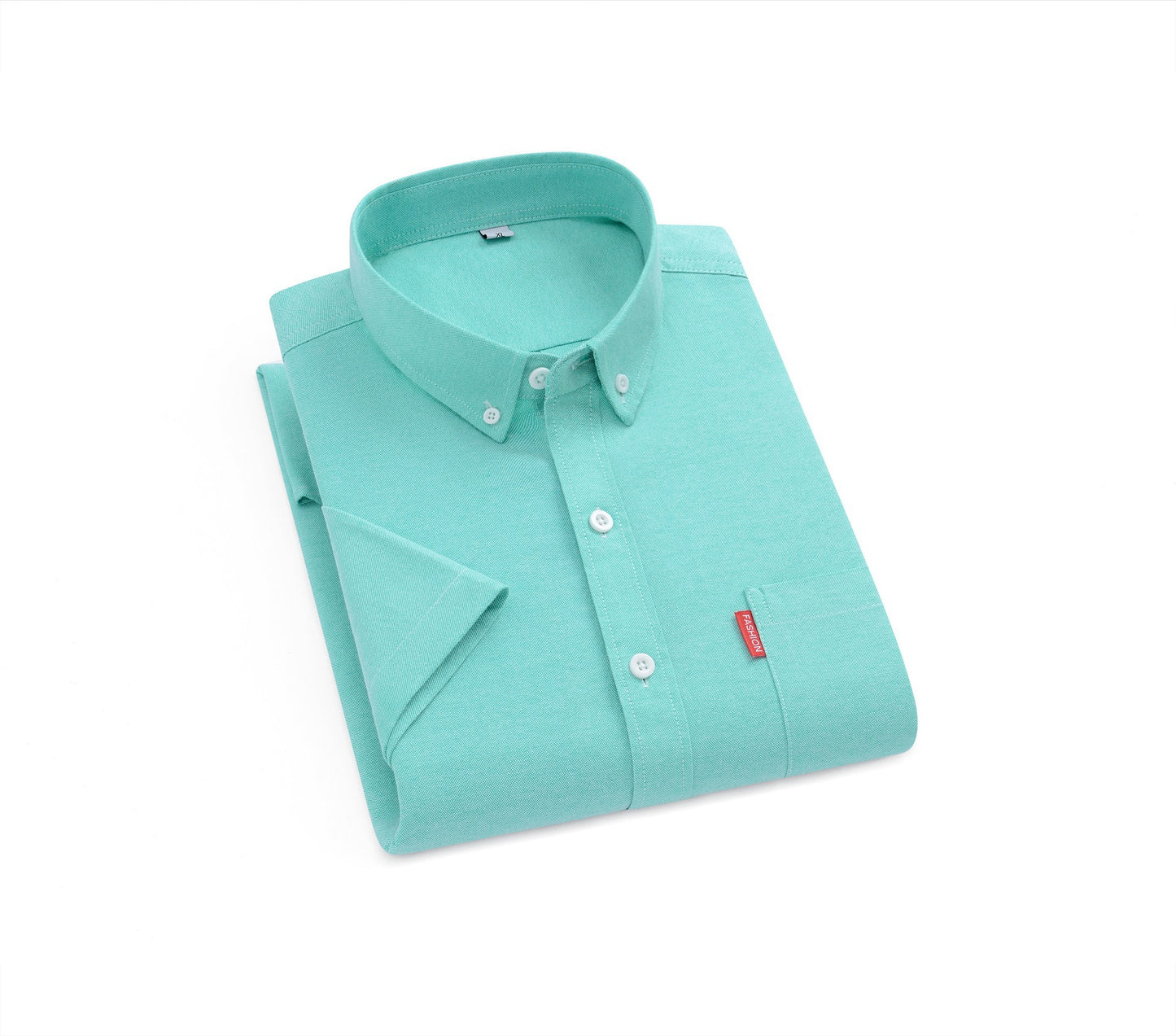 Commuter-style Mens Oxford-cloth Casual Long-sleeve Shirt