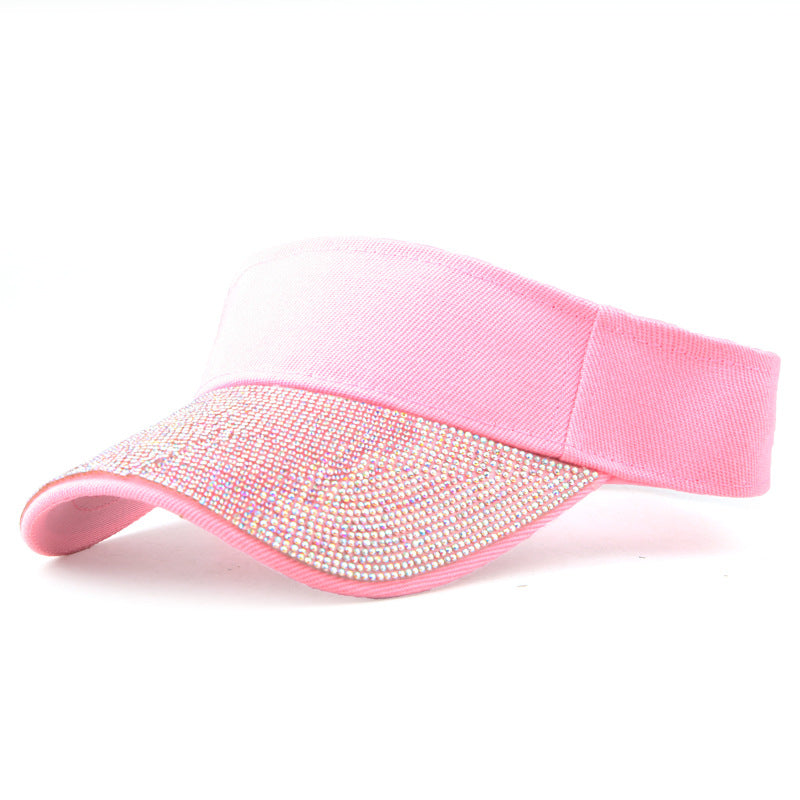 Female Dot Diamond Hollow Top Hat