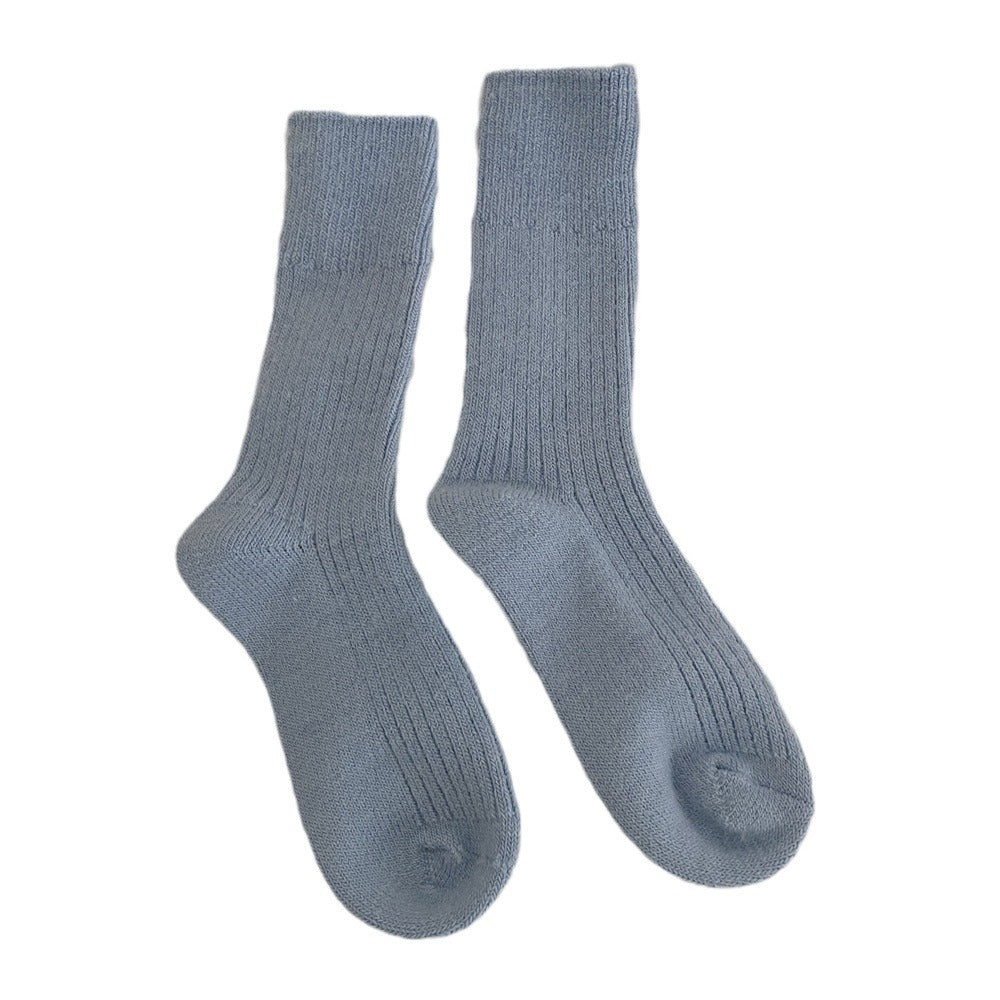 Thickened Wool Socks For Women Warm Mid-calf Length