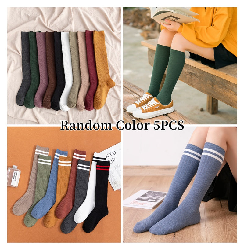 South Korea Japanese jk middle tube knee-length street half-high tube ins trendy socks