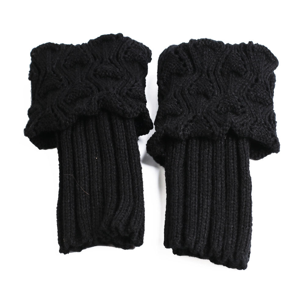 Hollow leg boot cover woolen leg cover warm decoration