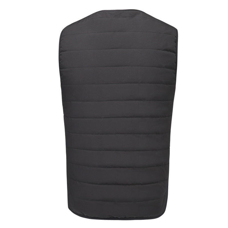 USB electric vest heating plus velvet middle-aged winter heating vest smart warm bottoming underwear men and women