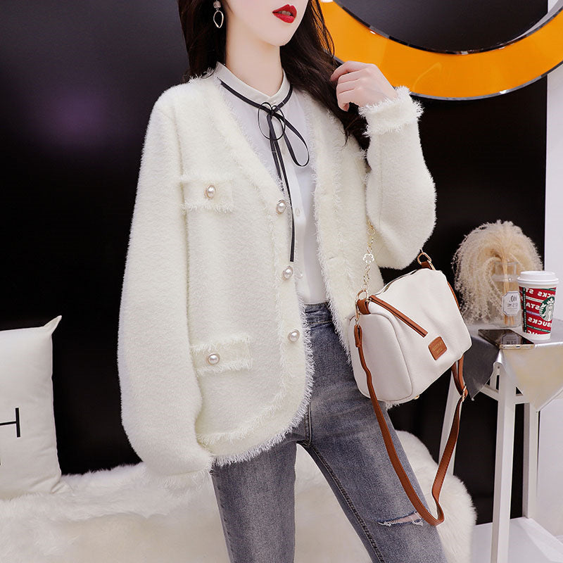 Women's Loose-fitting Tassel Vintage Sweater Coat