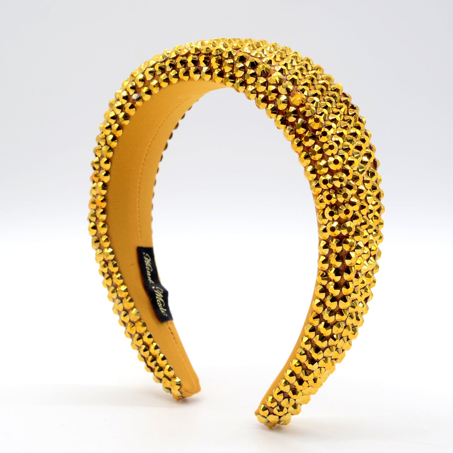 Baroque Hairband Wide Edge Diamond Hairband