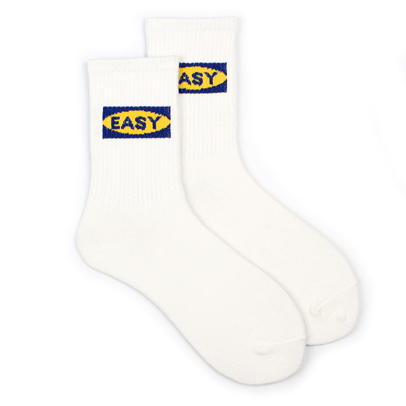 Street Men's Hip-hop Basketball Socks College Style