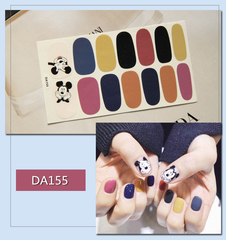 Tear pull color skipping nail stick