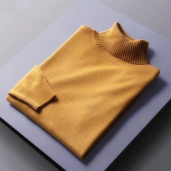 High Collar Sweater Men's Warm Trend Two Lapels