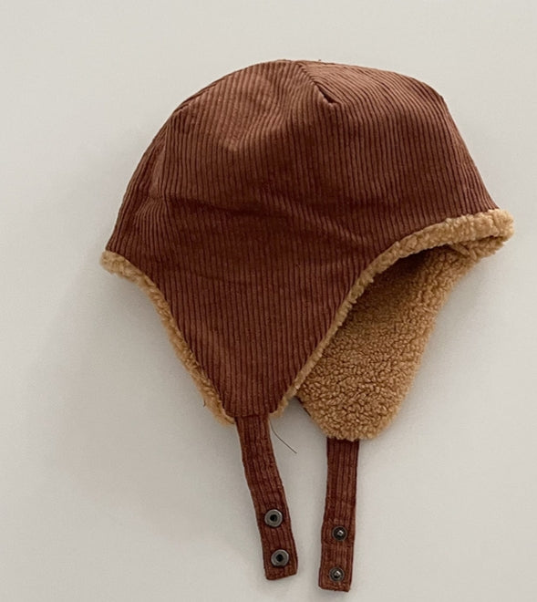 Quilted Lamb Wool Ushanka Women's Double-sided Wear