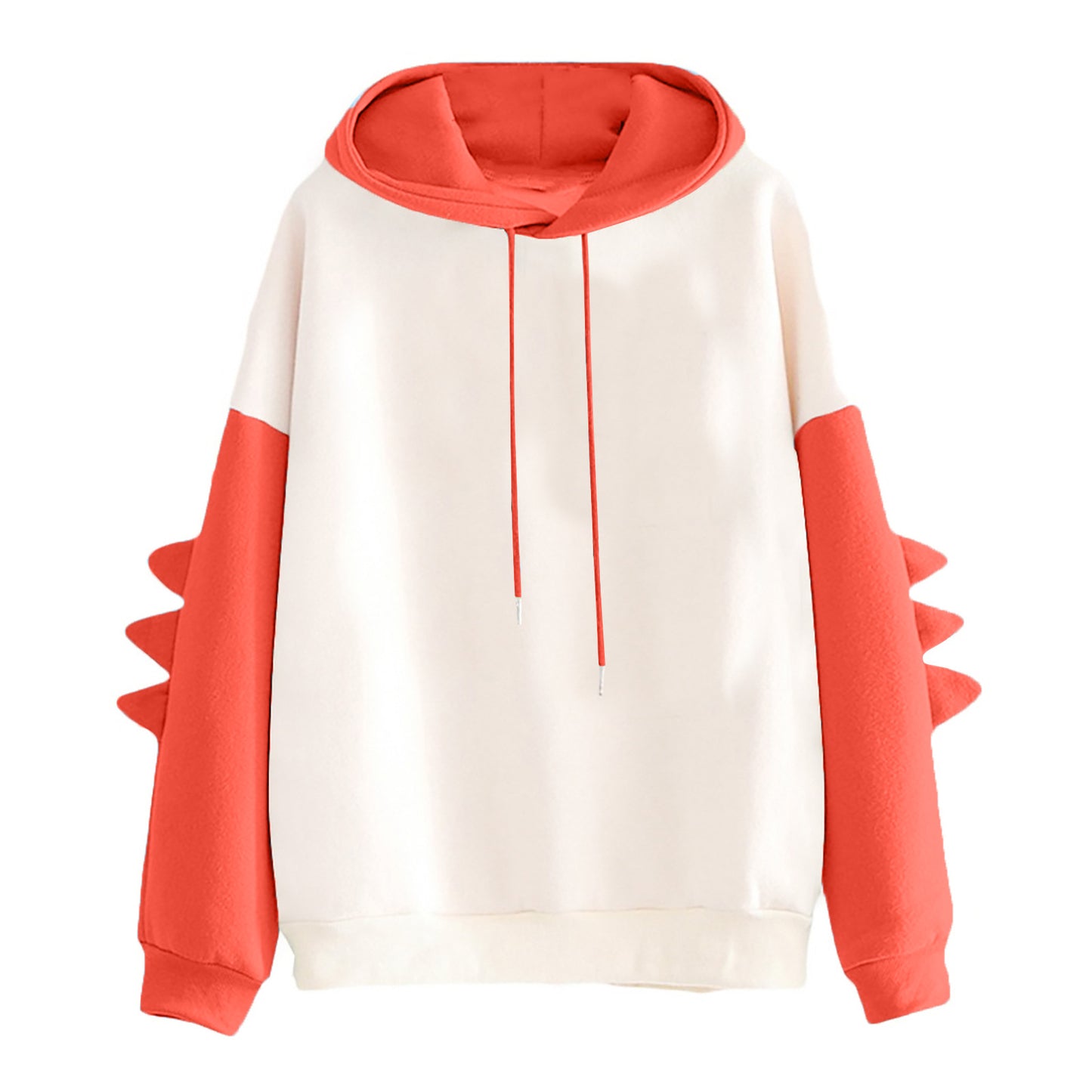Cartoon Dinosaur Contrast Color University Style Korean Style Sweater