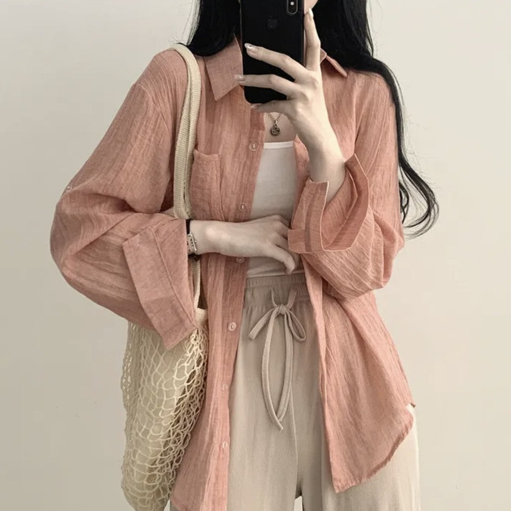 Women's Long-sleeved Sun-proof Light Shirt