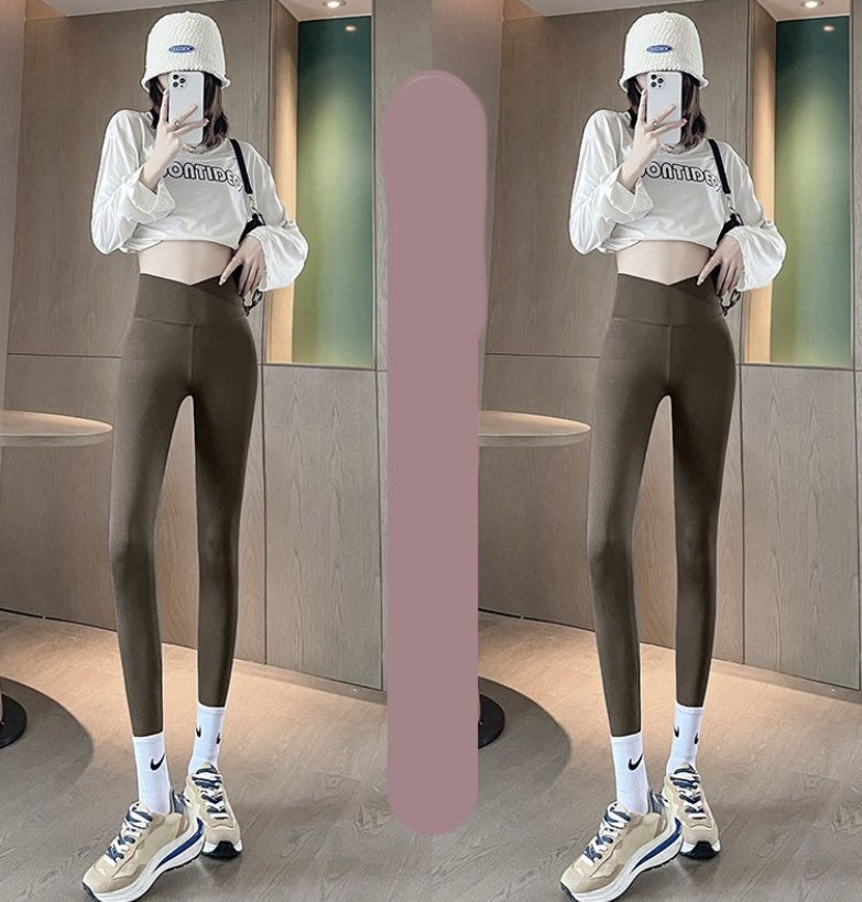 Cross Waist Shark Pants Wear High