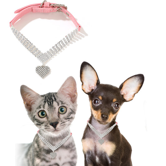Pet Dogs And Cats Fashion Simple Collar Leash