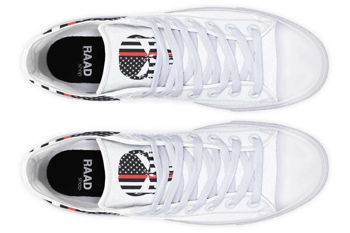 Printed Couple High-top Canvas Shoes