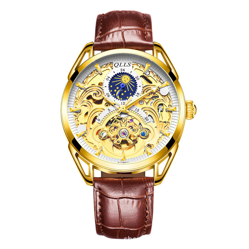 Mechanical watch fully automatic dial
