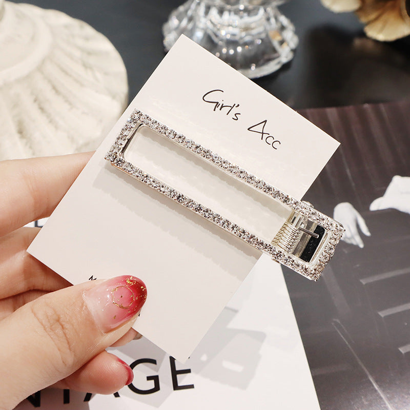 Super Flash Rhinestone Pearl Hairpin