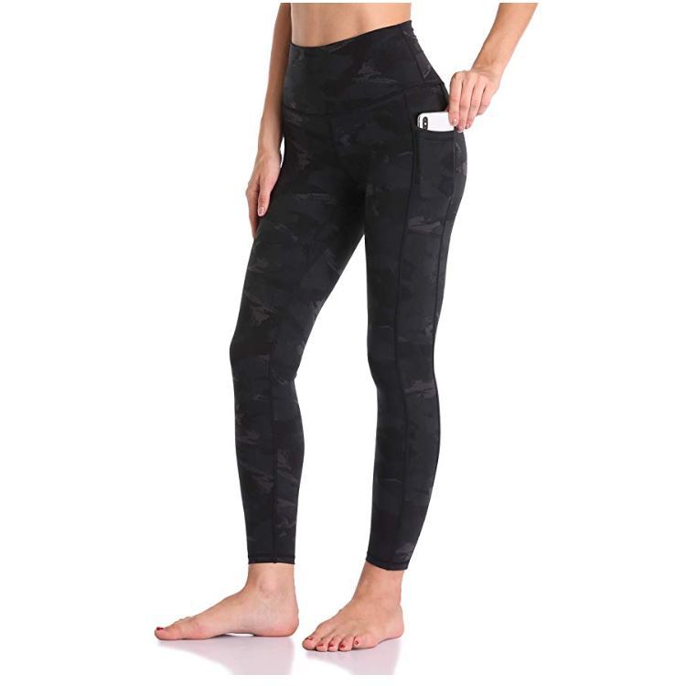 Wear Peach Yoga Pants With High Waist And Belly