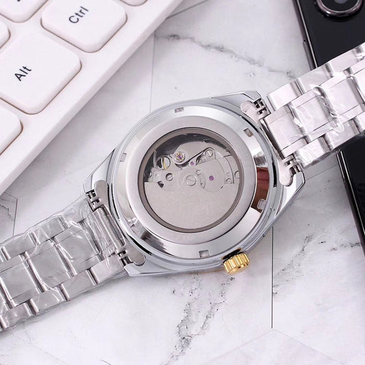 Men's Steel Band Mechanical Watch