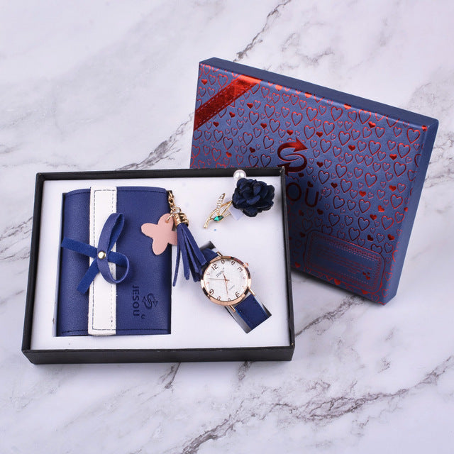 Belt Quartz Watch Boutique Set