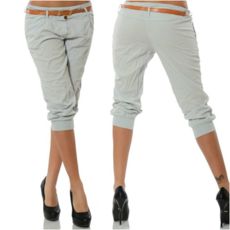 Women's Casual Cropped Pants