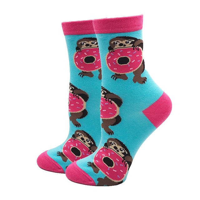 Women's Casual Fashion Simple Jacquard Socks