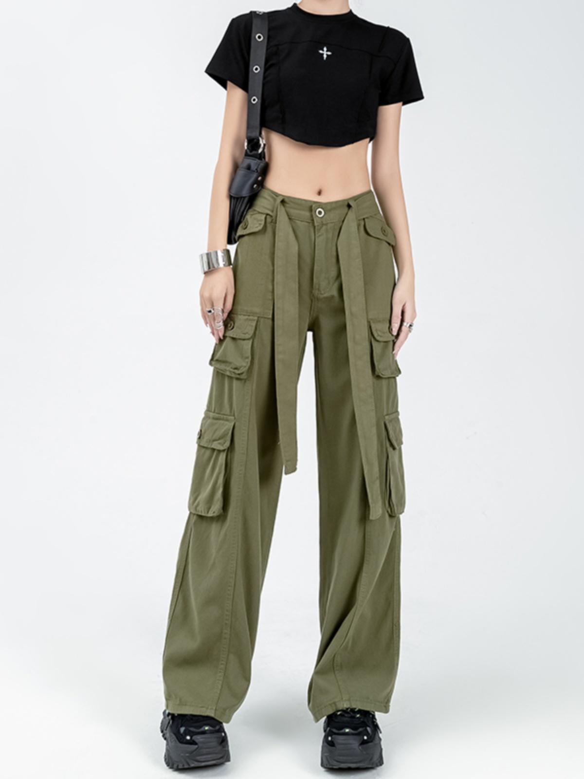Overalls Women's Loose Straight Wide-leg Pants