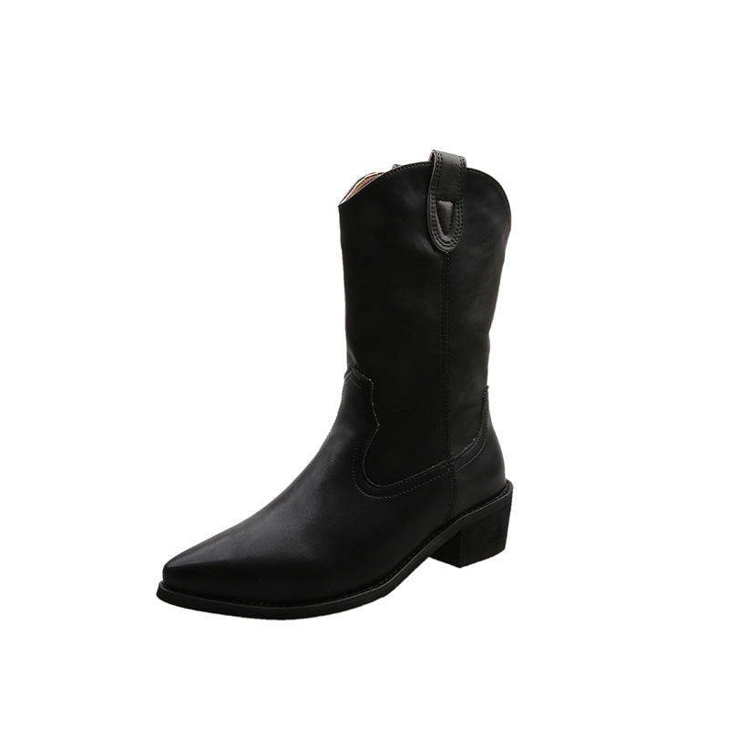 Children's Autumn And Winter Plus Size Women's Boots Smoke Tube Boots