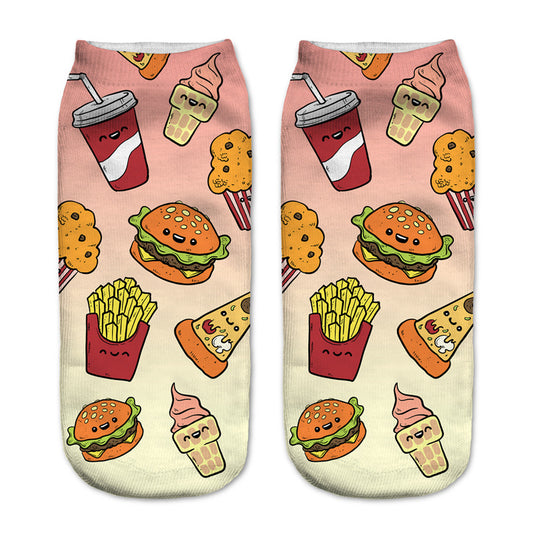 New 3D Digital Printing Socks