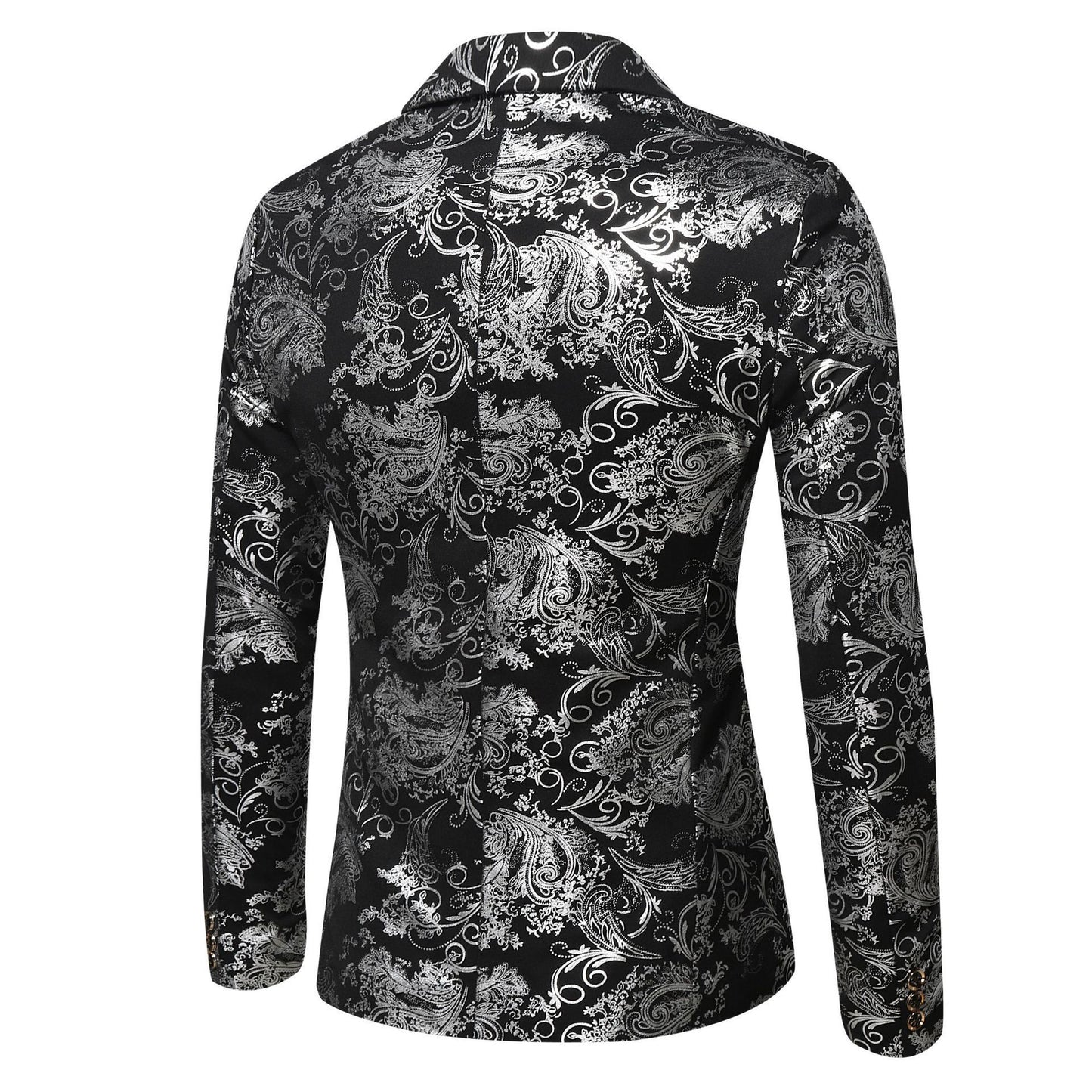 Efterår Ny Slim Fit Casual Habitsjakke til Mænd til Sceneoptræden