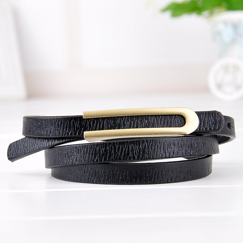 Fashionable cowhide belt