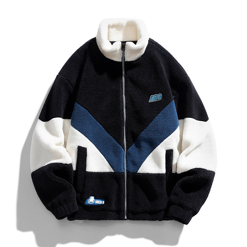 Lamb Wool Polar Fleece Cotton-padded Jacket