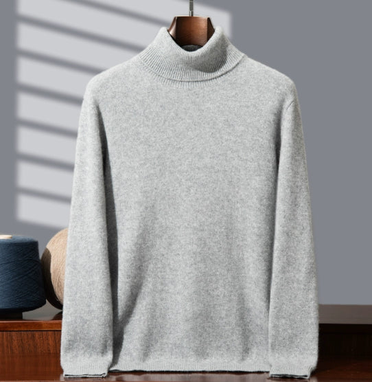 Men's Autumn And Winter Turtleneck Sweater Keep Warm Inner Match