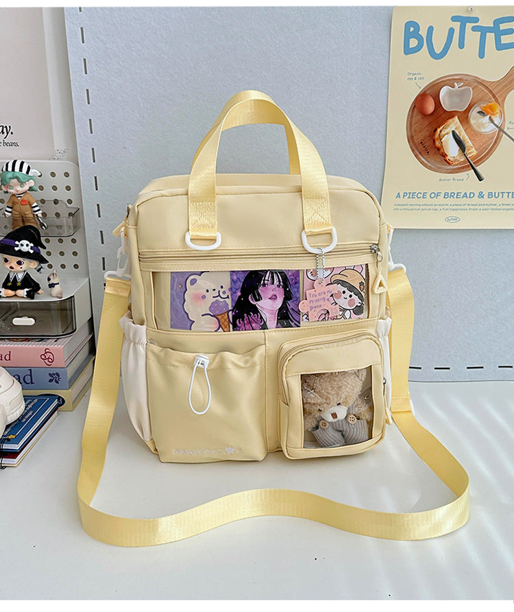 Backpack Large Capacity Tutorial Handbag Versatile Casual
