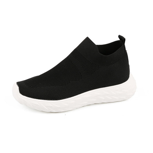 Thick-soled Sports Shoes Breathable With One Pedal