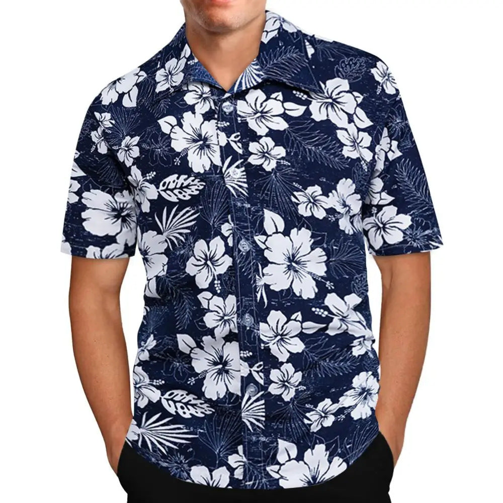Men's Hawaiian Shirt Fashionable Casual Top
