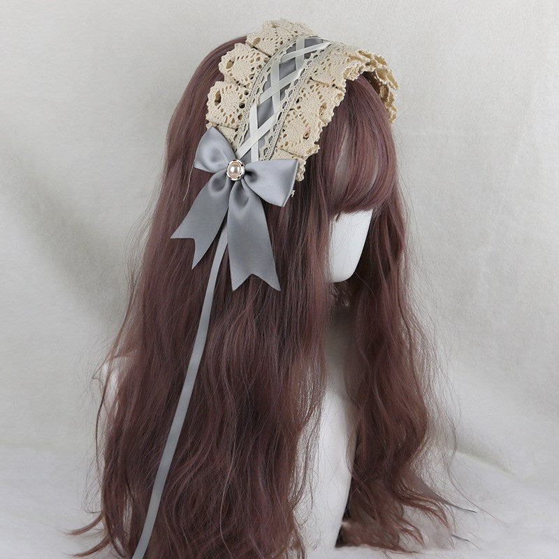 Japanese soft girl Lolita lace headdress