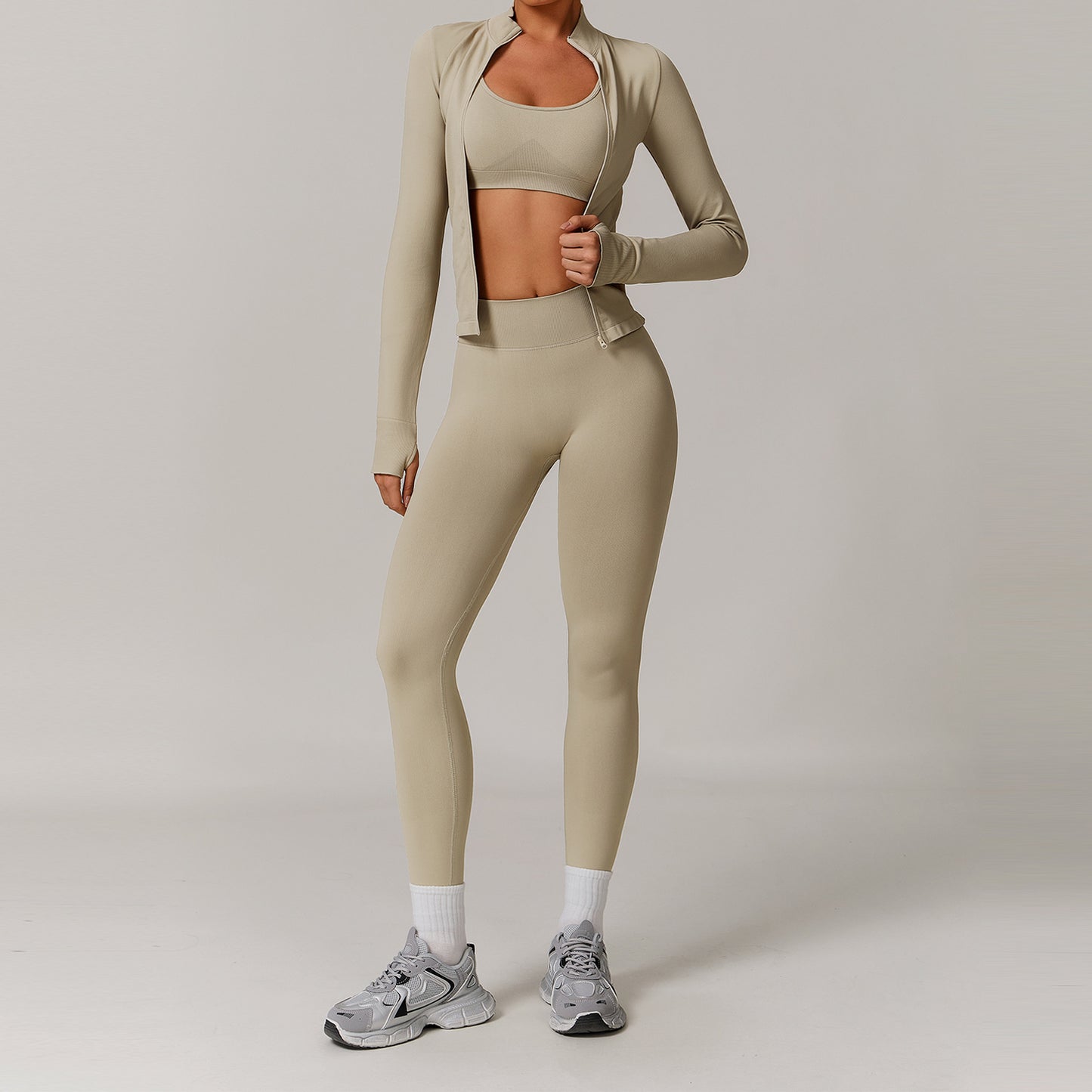 Seamless Beauty Back Yoga Suit Running Quick-drying Tight Workout Clothes