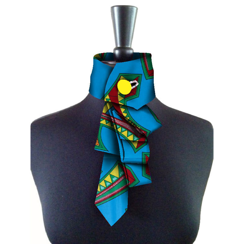African women's bow collar