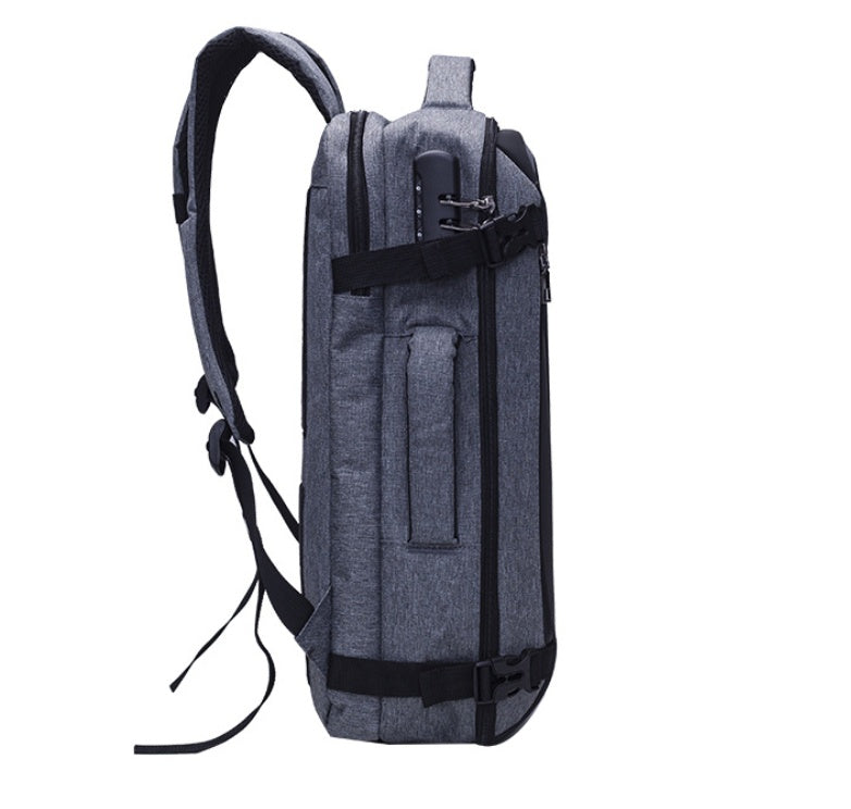 Anti-Theft Convertible USB Charging Backpack