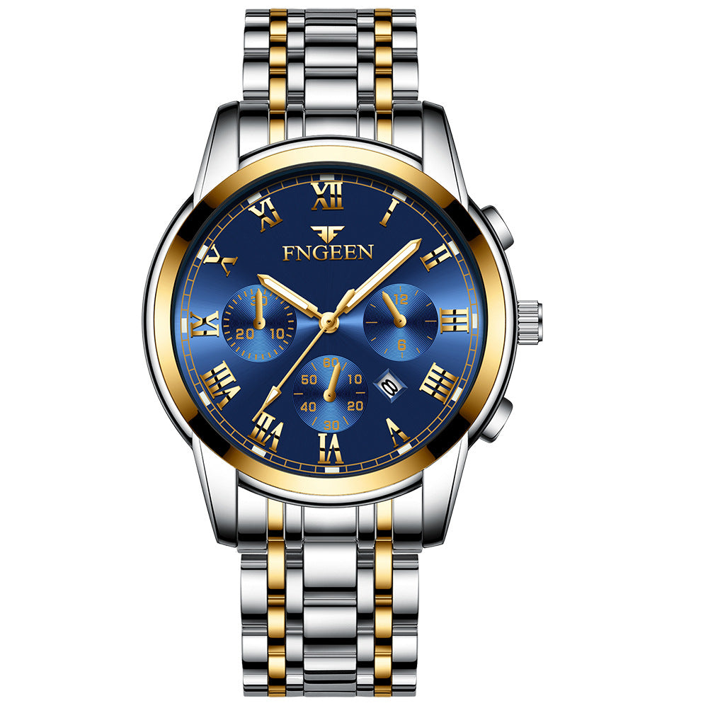 Fashionable Quartz Waterproof Student Men's Watch