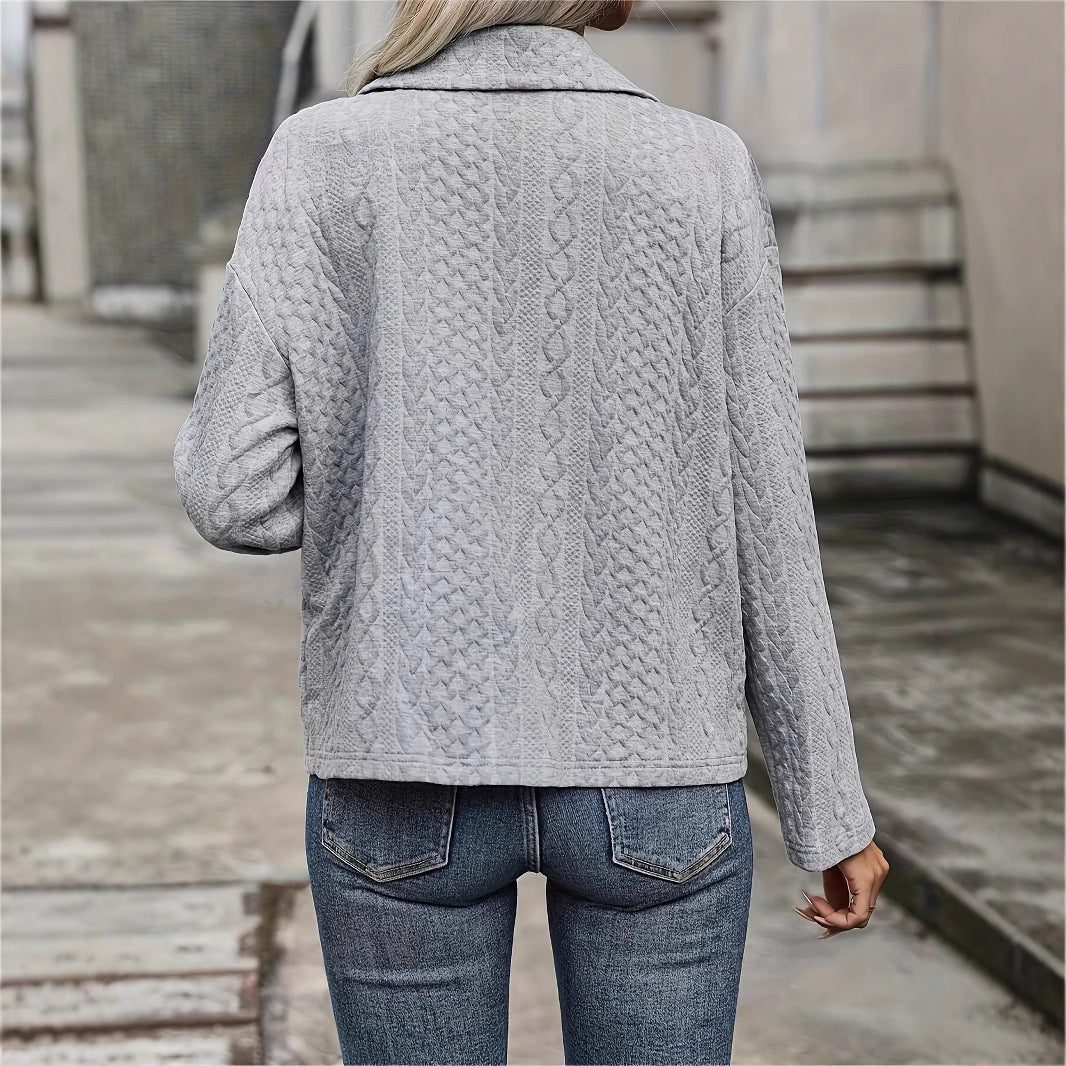 Pocket Button Casual Fashion Loose Jacket Coat