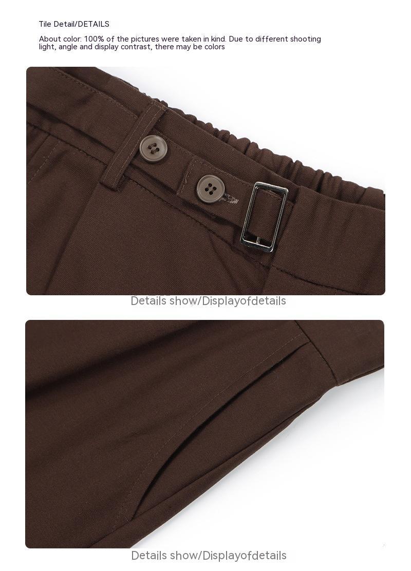 Creative Street Fashion Neutral Loose Men's Casual Trousers