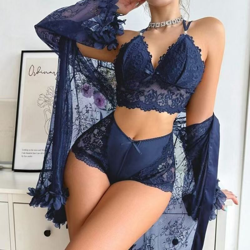 Womens Lace Pure Desire Style Cutout Backless Sleeveless Top And Pants Set