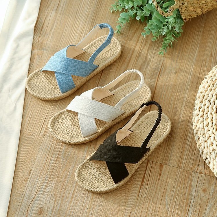 Linen Sandals For Schoolgirls Summer Simplicity