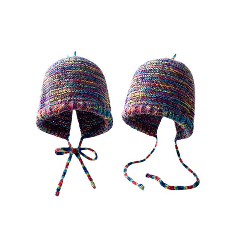 Dopamine Hat Women's Retro Knitted Warm