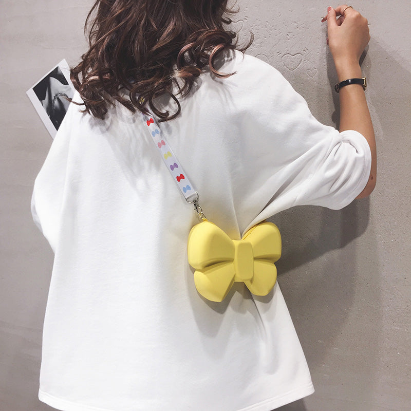 Cute Cartoon Bow Mobile Phone Bag All-match One Shoulder Messenger