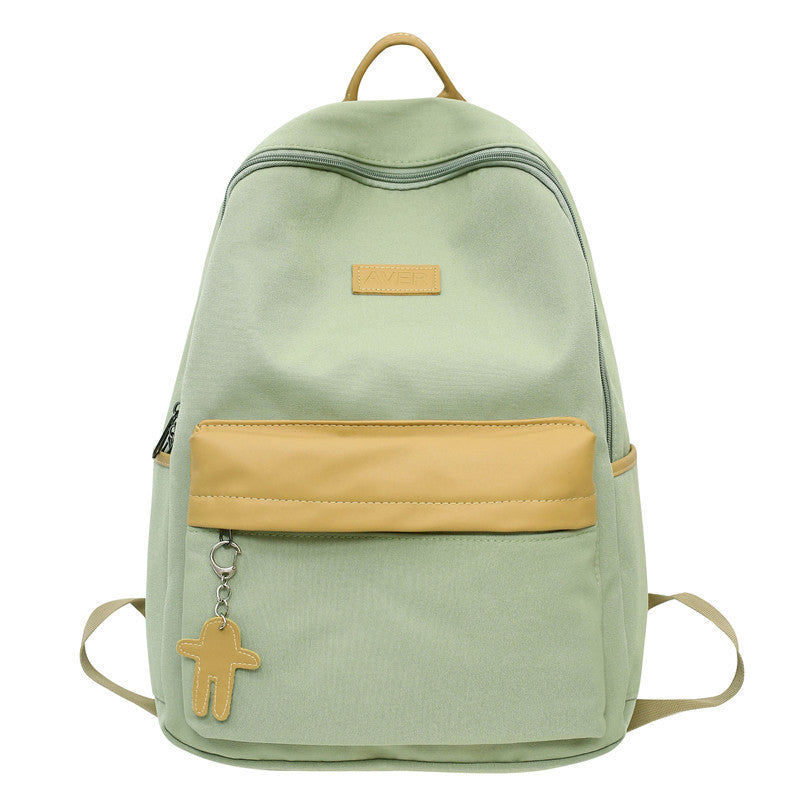 Large Capacity Color Blocking Student Bag