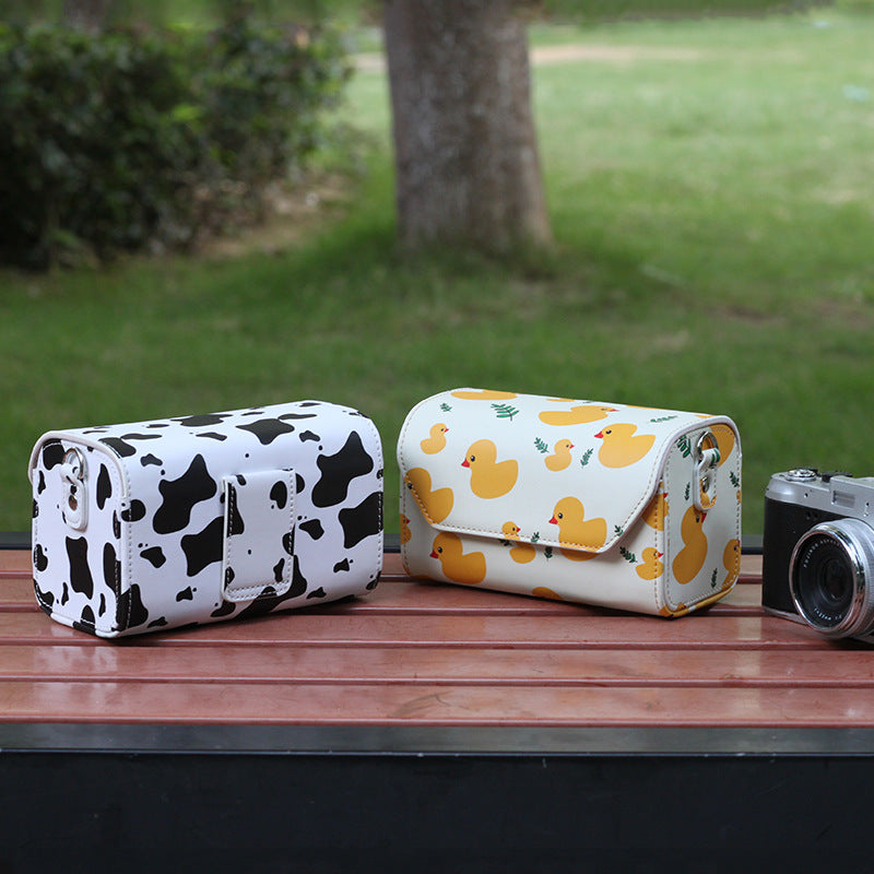 For Camera Bag Film Leather Case