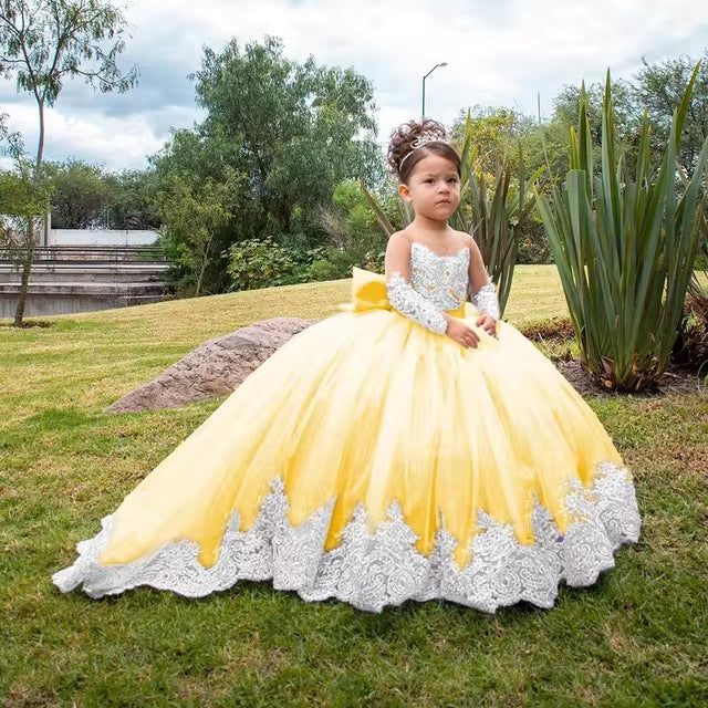 Birthday Costume For Piano Performance Evening Dress Host Catwalk Show Model Trailing
