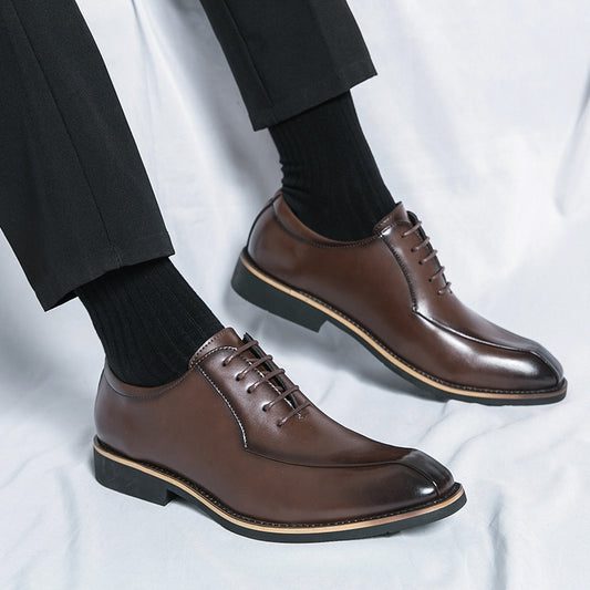 Trendy Business Formal Wear Fashion Men's Dinner Leather Shoes