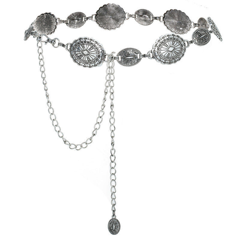 Ethnic Style High-grade All-match Distressed Skirt Shaped Accessory Waist Decorations